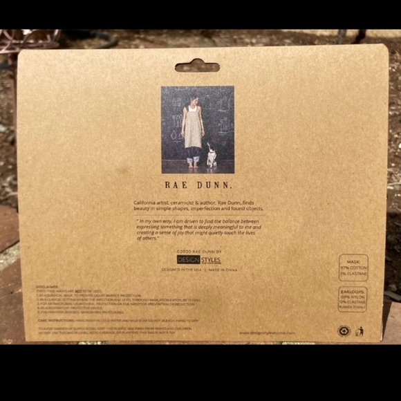 Rae Dunn ๐ท his & hers facemasks - Picture 2 of 4